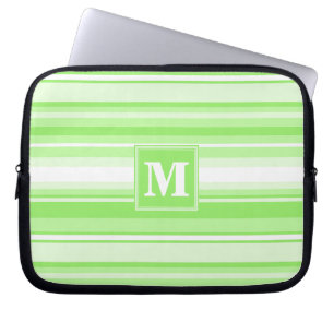Monogramm Kalkstreifen Laptopschutzhülle