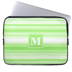 Monogramm Kalkstreifen Laptopschutzhülle