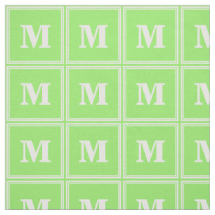 Monogramm Kalkstreifen Stoff
