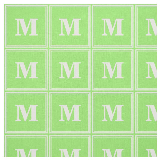 Monogramm Kalkstreifen Stoff (Muster)
