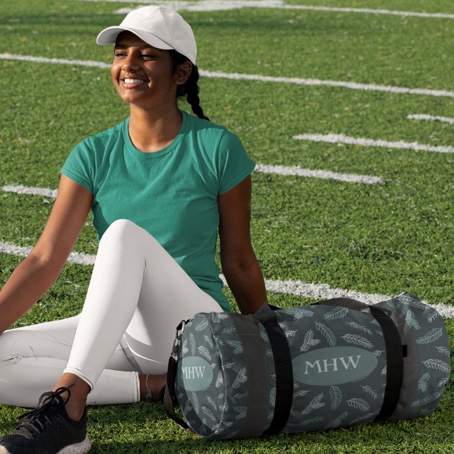 Monogramm-Kiefernnadelmuster-Duffeltasche Duffle Bag (Von Creator hochgeladen)