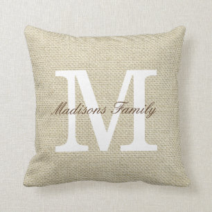 Monogramm Kissen