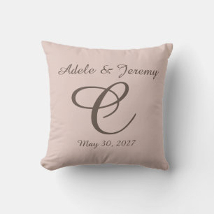 Monogramm-Kissen als Geschenk Kissen