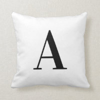 Monogramm-Kissen-Buchstabe "A "