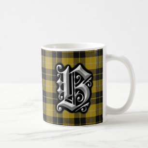 Monogramm-KleiderTartan Clan-Barclay-Buchstabe-B Tasse