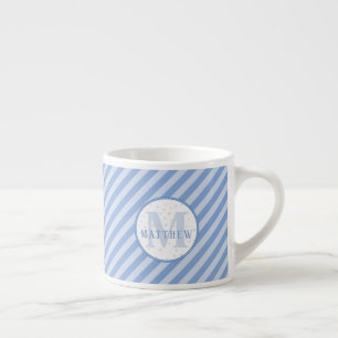 Monogramm kleine Tasse. Babydusche Geschenk Idee.  Espressotasse