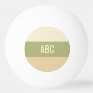 Monogramm-Klingeln pong Bälle des Streifen-Musters Tischtennisball