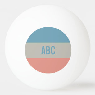 Monogramm-Klingeln pong Bälle des Streifen-Musters Tischtennisball