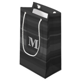 Monogramm-Kohlenstreifen Kleine Geschenktüte