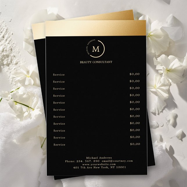 Monogramm-Kreis Flyer (Von Creator hochgeladen)