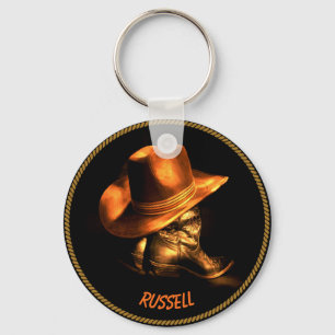 MONOGRAMM-KUCHHAT UND BOOTE SCHLÜSSELANHÄNGER