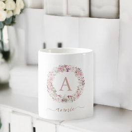 Monogramm kundenspezifische kaffeetasse