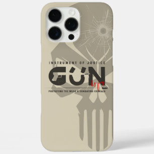 Monogramm-Kunst der Waffe iPhone 16 Pro Max Hülle