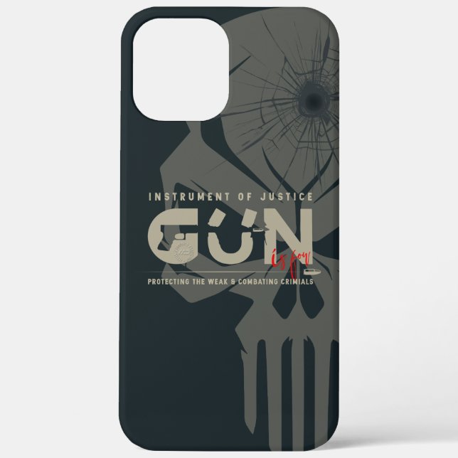 Monogramm-Kunst der Waffe | (Dunkler Modus) Case-Mate iPhone Hülle (Rückseite)