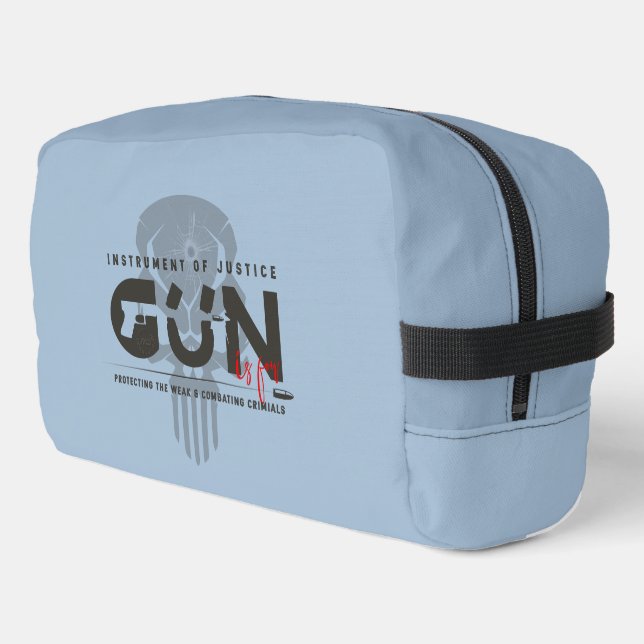Monogramm-Kunst der Waffe |  Waschbeutel (Linke Seite)