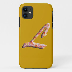Monogramm L in Rose Muster iPhone 5 Fall Case-Mate iPhone Hülle