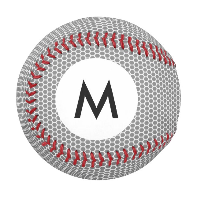 Monogramm Lace 1 Baseball (Vorderseite Links)