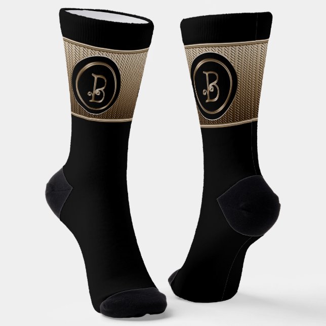 Monogramm ‚Letter B‘ Socken (Gewinkelt)