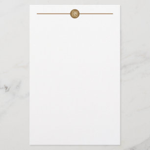 Monogramm "Letter K" Briefpapier
