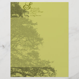 Monogramm Letterhead Limon Tree Briefkopf
