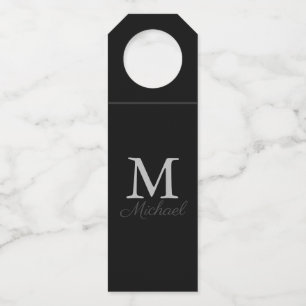 Monogramm-Lichtnebel Flaschenanhänger