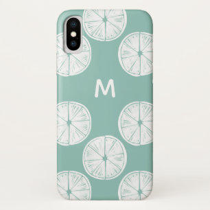 Monogramm   ließ uns Taco über Liebe   aquamarines Case-Mate iPhone Hülle