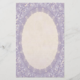 Monogramm Lila I Wedding Lace Stationery Briefpapier