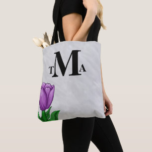 Monogramm Lila Tulip