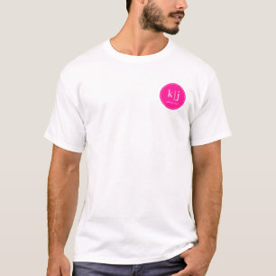 Monogramm-Logo-Make-up-Artist-Business T-Shirt