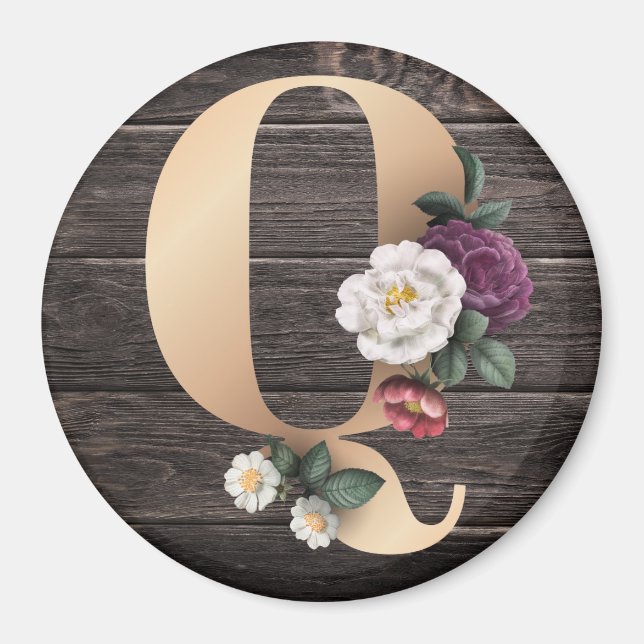 Monogramm Magnet (Vorne)