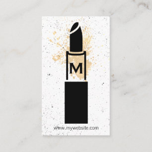 Monogramm/Makeup Visitenkarte