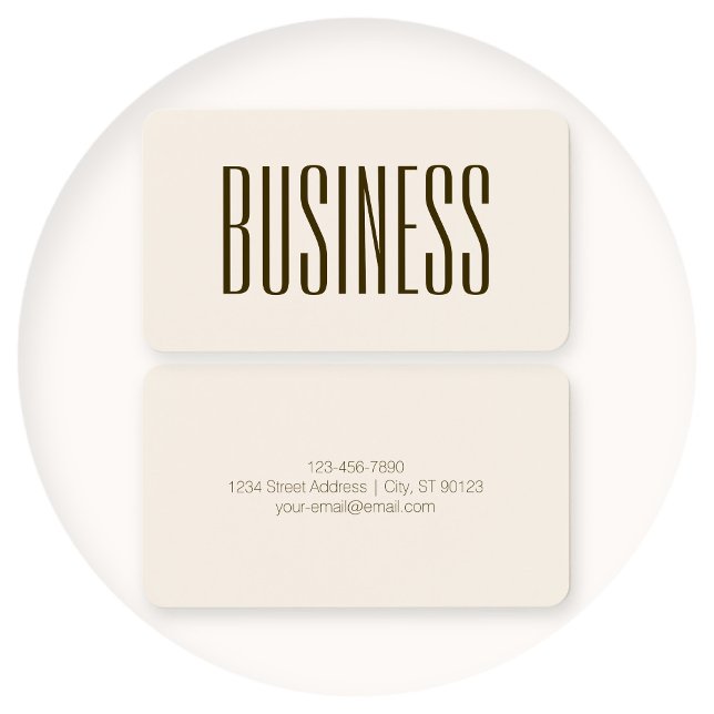 Monogramm, Marke oder Firmenname | Off-white Brown (Von Creator hochgeladen)