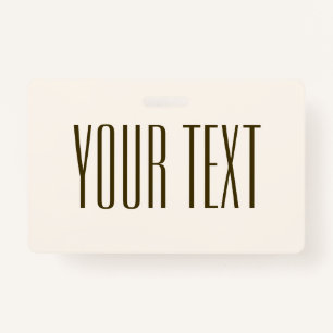 Monogramm, Marke oder Firmenname   Off-white Brown Ausweis