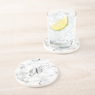 Monogramm-Marmorbeschaffenheit des Buchstaben X Getränkeuntersetzer