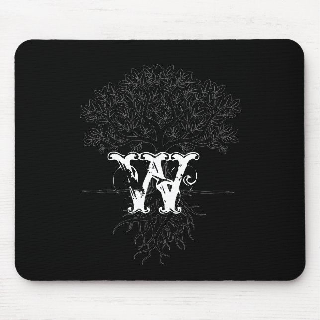 Monogramm-Maus-Pad Mousepad (Vorne)
