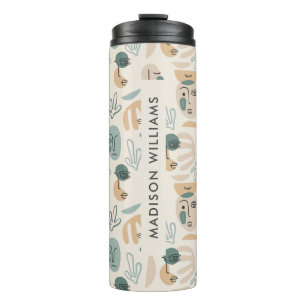 Monogramm Minimal Moderne Thermotasse Thermosbecher