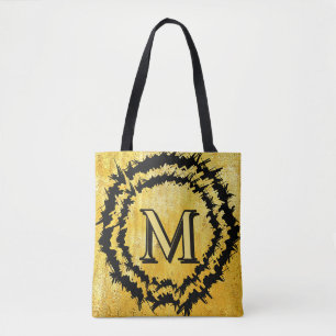 Monogramm minimalist einfaches chic falsches Gold
