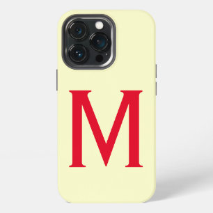 Monogramm-Minimalist: Fügen Sie Ihren Namen, Initi iPhone 13 Pro Hülle