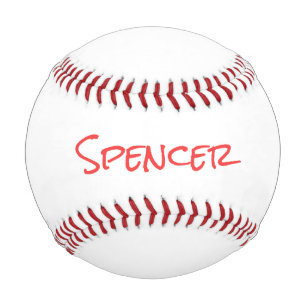 Monogramm minimalistischer benutzerdefinierter Nam Baseball
