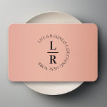 Monogramm, Minimum Kupfergoldengeschäft Visitenkarte<br><div class="desc">Minimalistische Monogramm-Visitenkarte - Kupfer | Personalisiert für Coaches & Consultants und mehr. Erhöhen Sie Ihr berufliches Image mit dieser stilvollen, anpassbaren Visitenkarte. Mit einem minimalistischen Kupferdesign und eleganter Typografie strahlt diese Karte Professionalität und Eleganz aus. Perfekt für Trainer, Berater, Unternehmer und Freiberufler, die eine moderne und raffinierte Präsentation schätzen. Vollständig...</div>