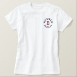 Monogramm mit Datum Polo<br><div class="desc">Monogram-Geschenke haben eine große Auswahl an individuell anpassbaren USPS-Briefmarke, Umschlag Aufkleber-Aufkleber, Grußkarten, Hemden, Hüte, Buttons, Magnete und vieles mehr. Diese Monogramme eignen sich hervorragend für die Versendung von Einladungen zu Hochzeiten, Party Einladungen zum Jahrestag, Graduierungsankündigungen und Geburtstagspartys, um nur einige zu nennen.</div>
