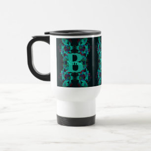 Monogramm mit Ihrem initialen Namen Lily Kunst Per Reisebecher