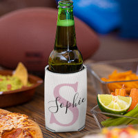 Monogramm mit neuem Personalisierten Namen Pink