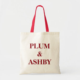 Monogramm mit personalisierter Bezeichnung Tragetasche