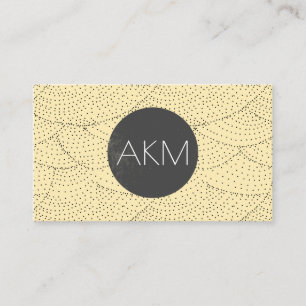 Monogramm mit Stilmuster Visitenkarte