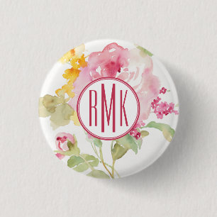 Monogramm   Mitte Juli Button