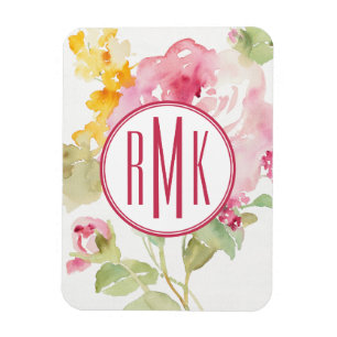 Monogramm   Mitte Juli Magnet