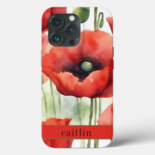 Monogramm moderner Aquarellfarben Case-Mate iPhone Hülle