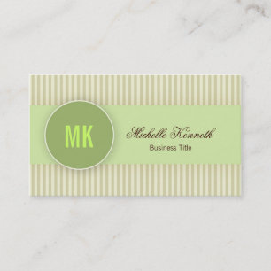 Monogramm-moderner Visitenkarte-Entwurf Visitenkarte