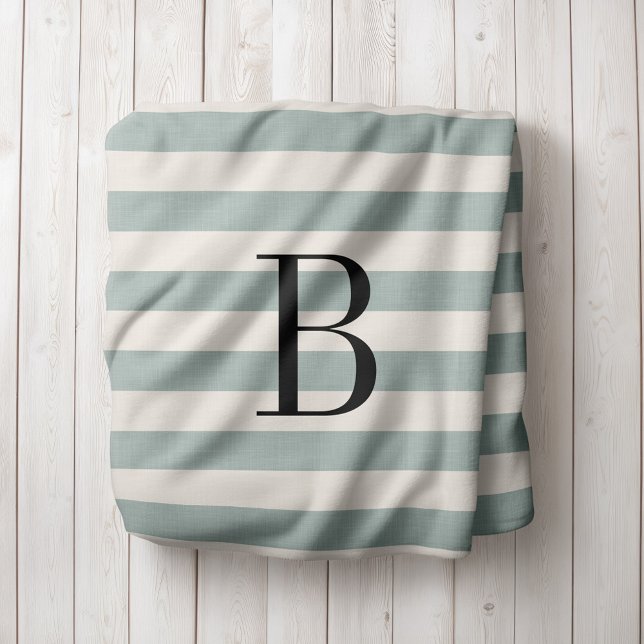 Monogramm | Modernes Bauernhaus Sherpadecke (Von Creator hochgeladen)